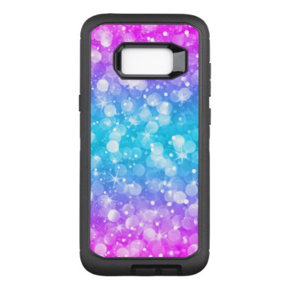 Modern Colorful Bokeh Glitter GR2 OtterBox Defender Samsung Galaxy S8+ Case