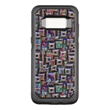 Colorful 3D Abstract Structure OtterBox Commuter Samsung Galaxy S8 Case