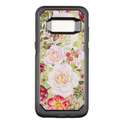 Colorful Mixed Flowers Design 2 OtterBox Commuter Samsung Galaxy S8 Case