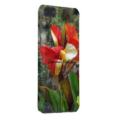 Nature Red Flower Floral Photography iPod Touch 5G Cover