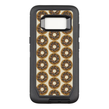 Winter Donuts with Blue Sprinkles Iced Chocolate OtterBox Defender Samsung Galaxy S8 Case