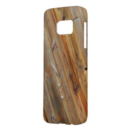 Wood Plank Diagonal Samsung Galaxy S7 Case