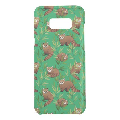 Red Panda & Bamboo Leaves Pattern Uncommon Samsung Galaxy S8+ Case