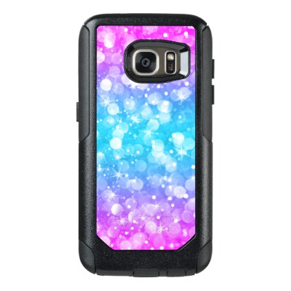 Modern Colorful Glam Bokeh Glitter OtterBox Samsung Galaxy S7 Case