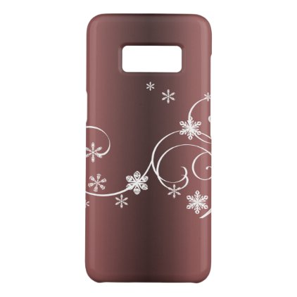 Metallic Brown Christmas Case-Mate Samsung Galaxy S8 Case