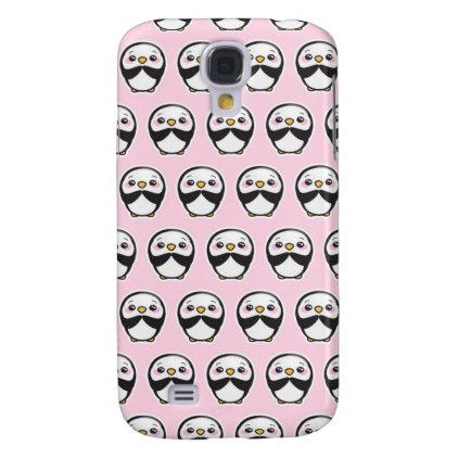 Cute Penguin (Pink) Samsung Galaxy S4 Phone Case