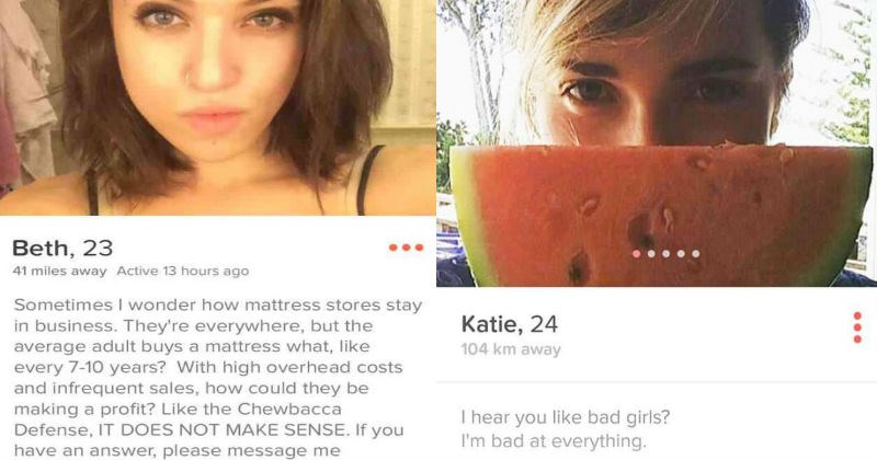 Funny Tinder profiles that we would definitely right swipe on.