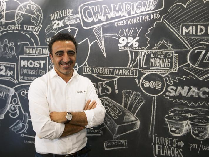 Chobani Inc. founder Hamdi Ulukaya poses for a portrait in the company headquarters in New York, December 13, 2012. REUTERS/Lucas Jackson