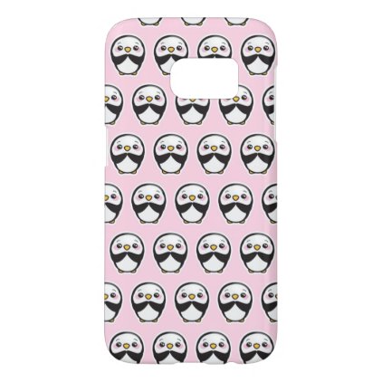 Cute Penguin (Pink) Samsung Galaxy S7 Phone Case