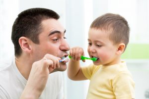 The secret to kids brushing their teeth 