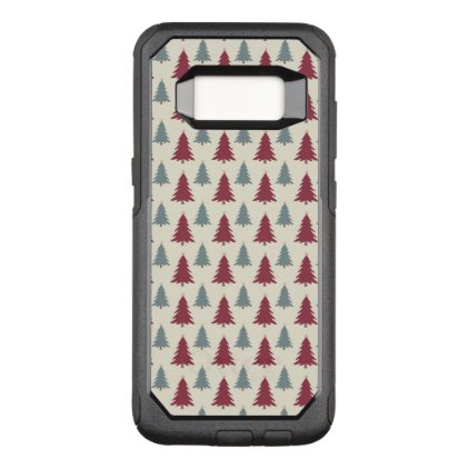 Red and Green Christmas Tree Pattern OtterBox Commuter Samsung Galaxy S8 Case