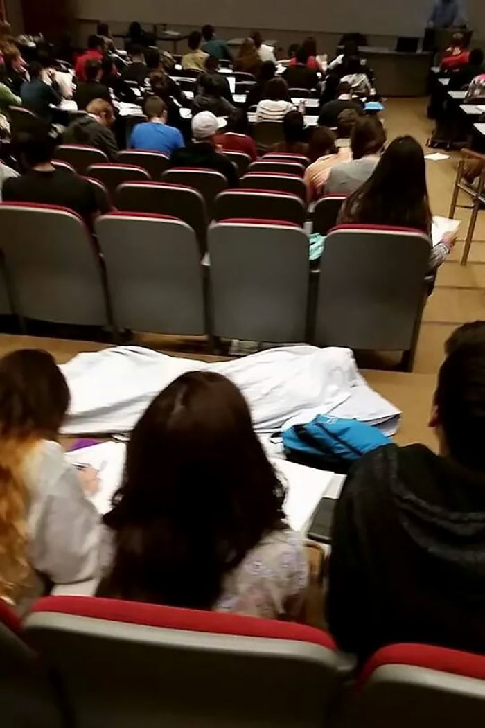 This Guy In Class Just Doesn't Care Anymore