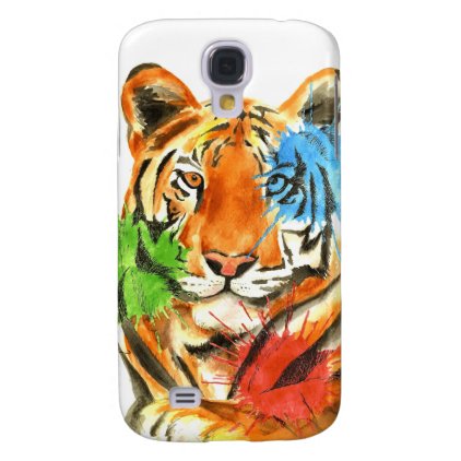 Tiger Splatter Galaxy S4 Cover