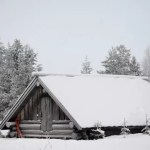 Fotos de Laponia Finlandesa, casa nevada