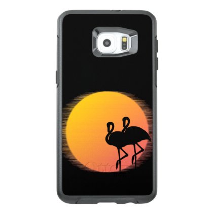 Sunset Flamingos OtterBox Samsung Galaxy S6 Edge Plus Case