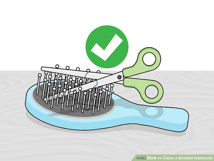Clean a Bristled Hairbrush Step 5 Version 3.jpg