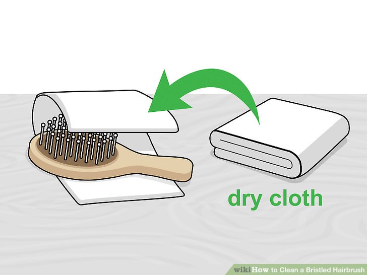 Clean a Bristled Hairbrush Step 12.jpg