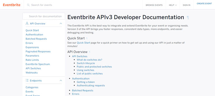 Eventbrite Social Media APIs That You Can Use