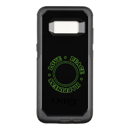 Peace Love Happiness OtterBox Commuter Samsung Galaxy S8 Case