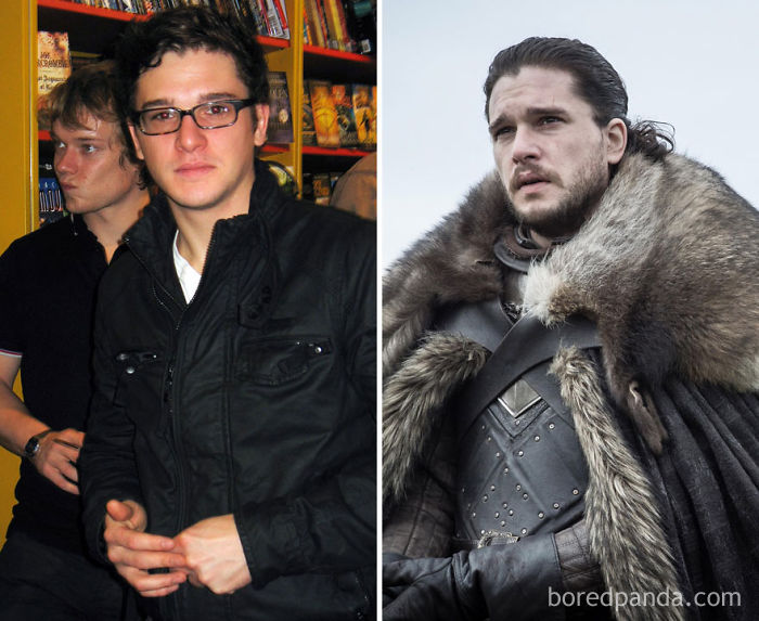 Young Kit Harington And As Jon Snow (In Got)
