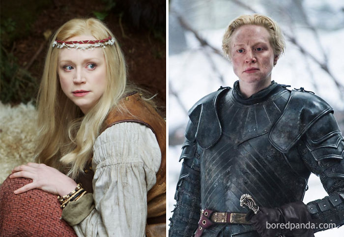 Gwendoline Christie As Lexi (In 2012's Wizards Vs. Aliens) And As Brienne Of Tarth (In GoT)