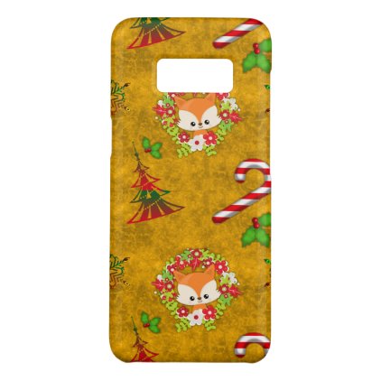 Cute Christmas Fox Case-Mate Samsung Galaxy S8 Case