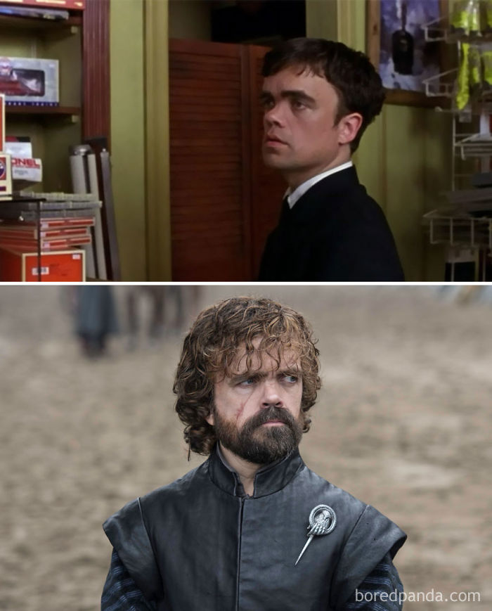 Peter Dinklage As Finbar Mcbride (In 2003's The Station Agent) And As Tyrion Lannister (In GoT)