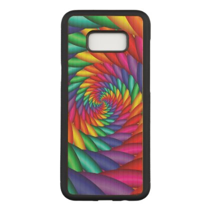 Rainbow Spiral Tunnel Twist Phone Case