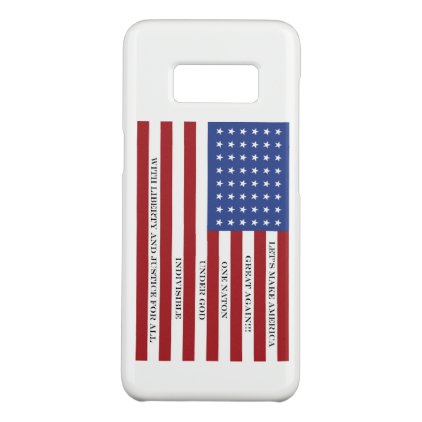 Let's Make America Great Again! Americana MAGA Case-Mate Samsung Galaxy S8 Case