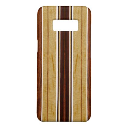 Nalu Hou Faux Koa Wood Surfboard Case-Mate Samsung Galaxy S8 Case