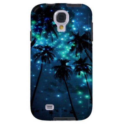 Teal Tropical Paradise Samsung Galaxy S4 Case