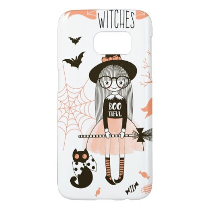 Best Witches Happy Halloween Samsung Galaxy S7 Case