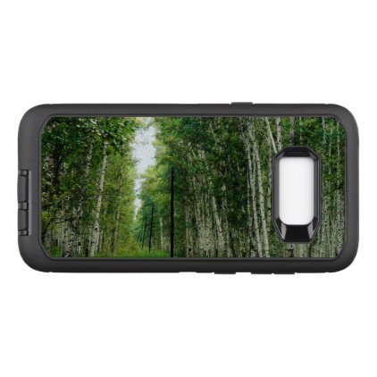 Beautiful Birch Tree Forest Art OtterBox Defender Samsung Galaxy S8+ Case