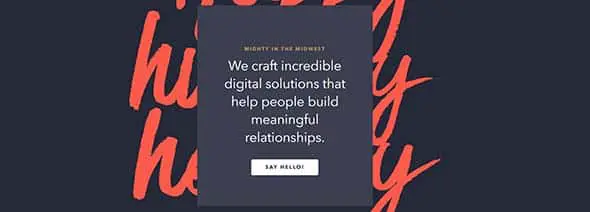 Mighty in the Midwest Digital strategy, design, and technology Slideshows in Web Design