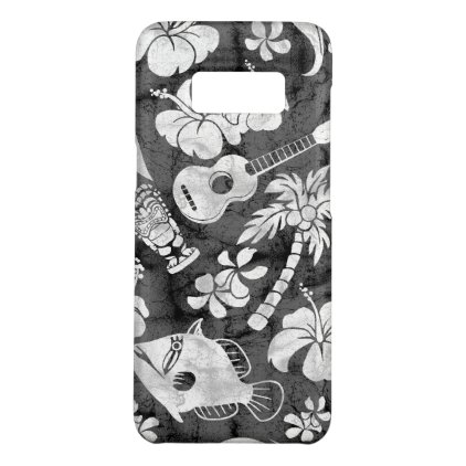 Makapuu Beach Hawaiian Charcoal Gray Batik Case-Mate Samsung Galaxy S8 Case