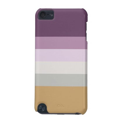 Six Colors - Blue Violet Purple Pink Gray Yellow iPod Touch (5th Generation) Cover