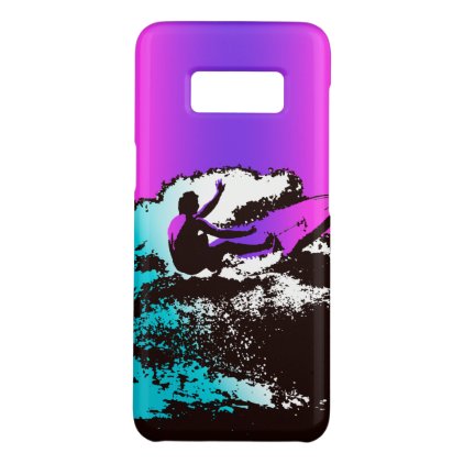Groovy Hawaiian Surfer 1960's Retro - Violet Case-Mate Samsung Galaxy S8 Case