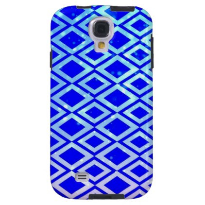 Diamond Design (Blue) Samsung Galaxy S4 Phone Case