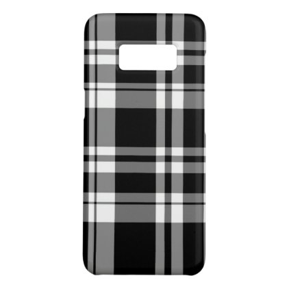Black and White Plaid Case-Mate Samsung Galaxy S8 Case