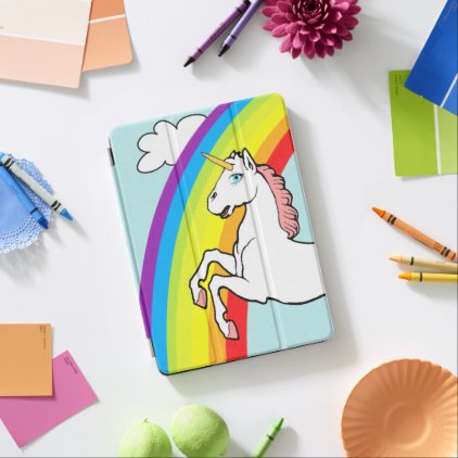 Unicorn Rainbow iPad Pro Cover