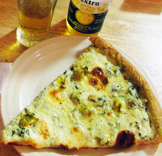 Artichoke, nossa pizza favorita em Nova York. Foto: GC/Blog Vambora!