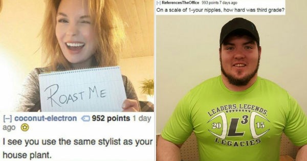 Roasts from /r/roastme that lay on the burn