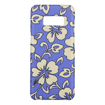 Malia Hibiscus Hawaiian Periwinkle Floral Case-Mate Samsung Galaxy S8 Case