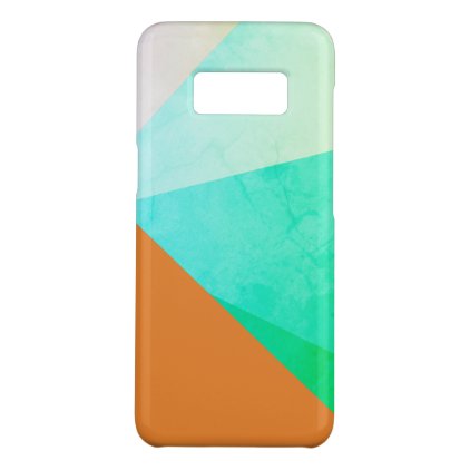 Modern Geometric Pattern / orange Case-Mate Samsung Galaxy S8 Case