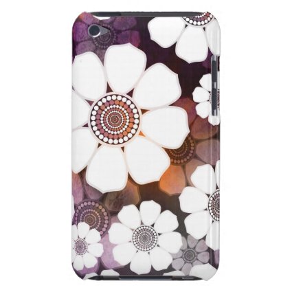 Funky Purple Flower Power iPod Touch Cover