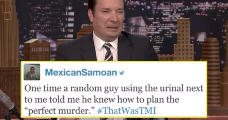 People share their cringiest, too much information stories on Jimmy Fallon.