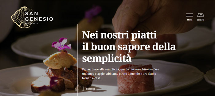 Ristorante-San-Genesio Restaurant Websites Design: Tips, Inspiration, and Best Practices