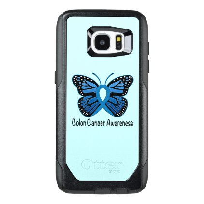 Colon Cancer Awareness: Butterfly OtterBox Samsung Galaxy S7 Edge Case