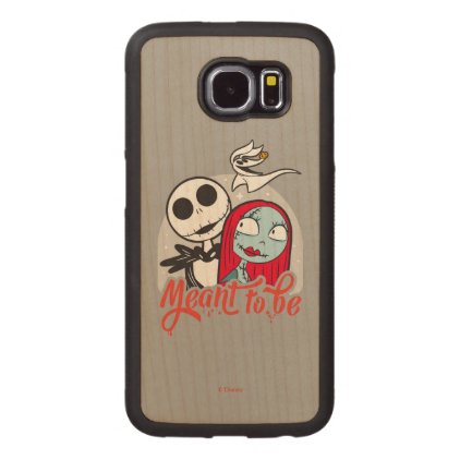 Jack &amp; Sally | Meant to Be Wood Phone Case