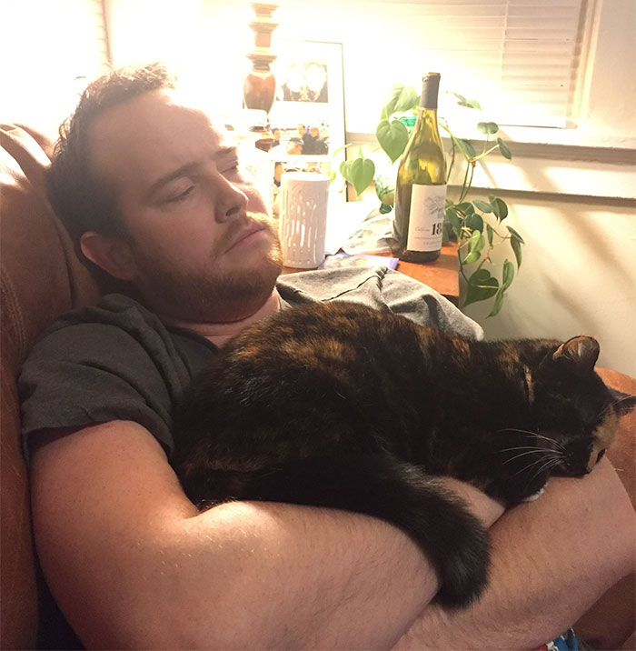 My Boyfriend Was Hesitant To Move In Because He Wasn't Sure If He Could Live With A Cat